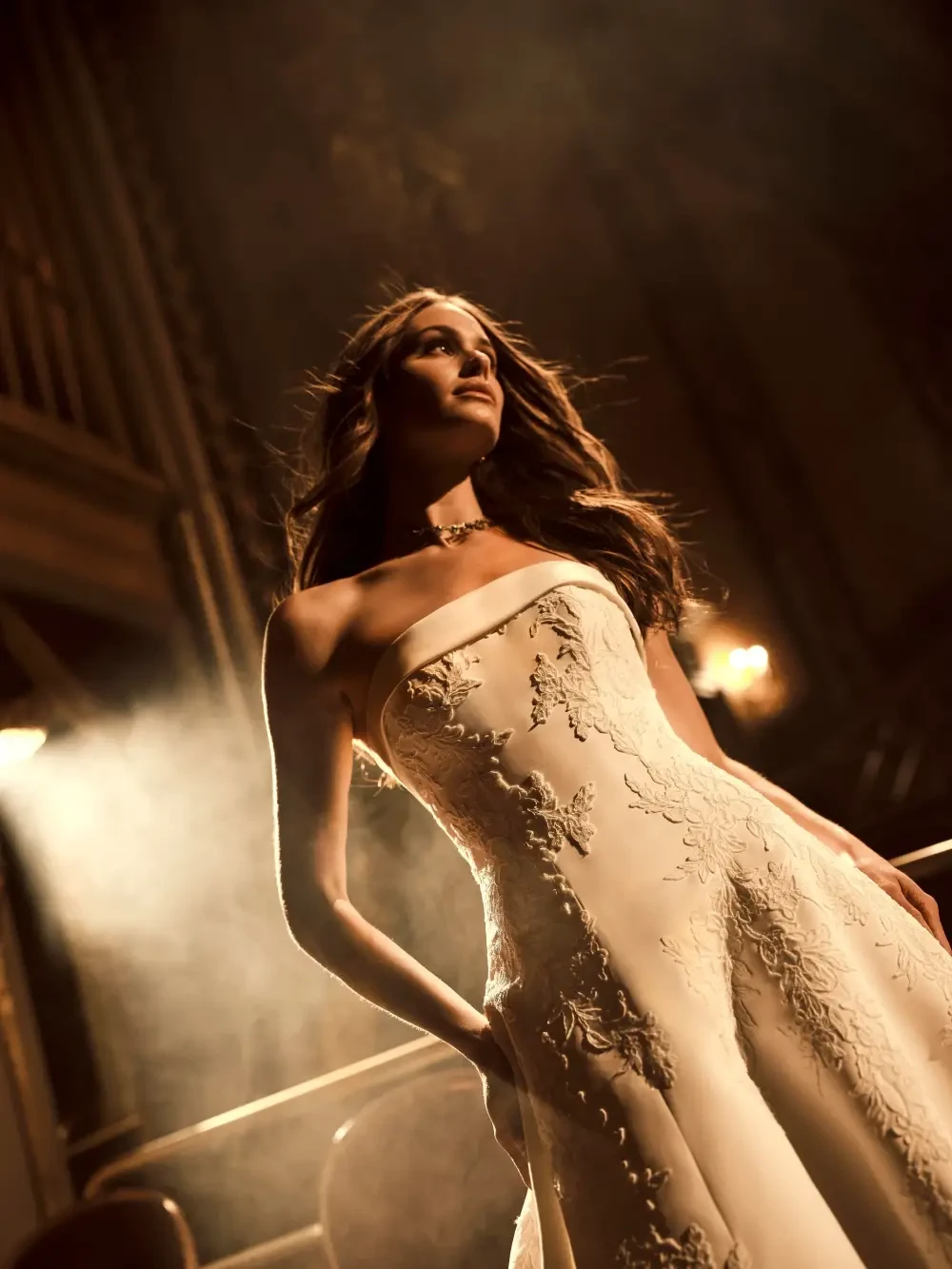 Model wearing a new collection dress 3