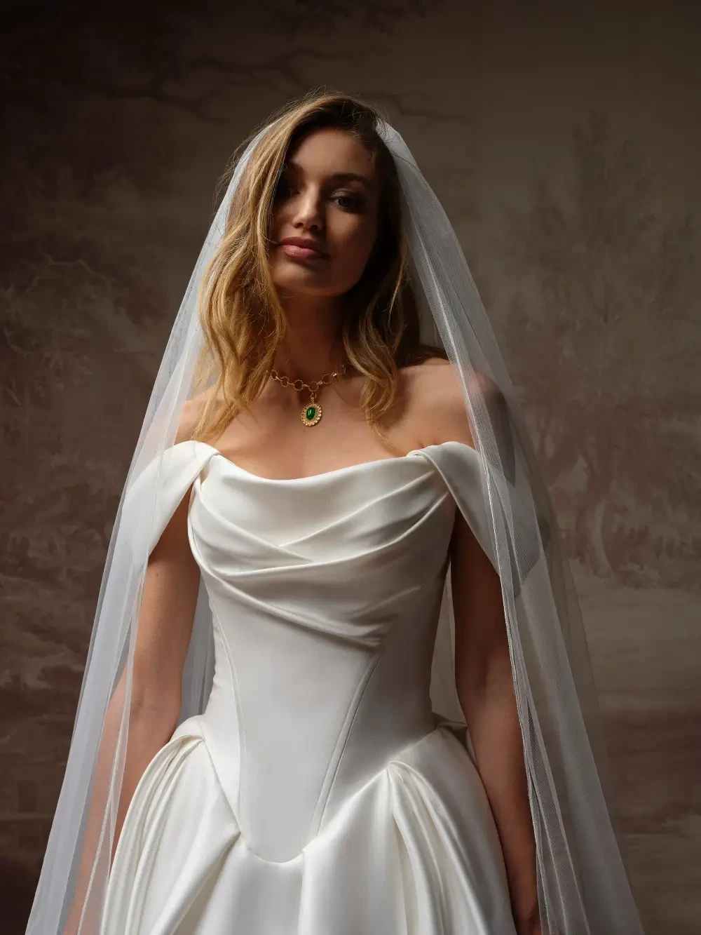 Model wearing a new collection dress 2
