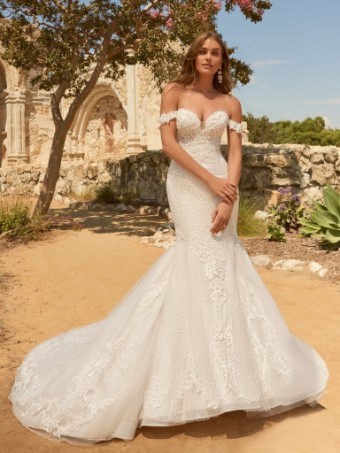 Maggie Sottero FREDERIQUE #0 default Ivory (gown with Natural Illusion) thumbnail