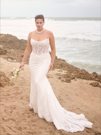 Maggie Sottero MEREDITH LINED PLAIN #0 default All Ivory (gown with Ivory Illusion) thumbnail