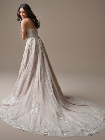 Rebecca Ingram EDEN - DETACHABLE TRAIN YYDTA+26RK429000 #1 default Ivory Over Blush thumbnail