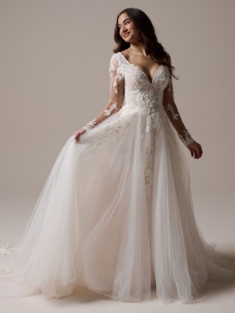 Rebecca Ingram HONOR 25RK922 LS LINED #0 default Ivory/Blush thumbnail