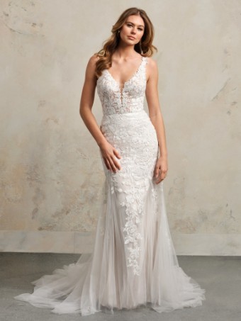 Maggie Sottero MANDY 24RK733 IN #0 default Ivory over Soft Nude (gown with Natural Illusion) thumbnail