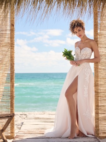 Maggie Sottero DOLLY 23RS695 IN #0 default Ivory over Soft Blush (gown with Natural Illusion) thumbnail