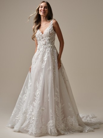 Maggie Sottero MAGNOLIA LINED 25MK299 IN #0 default All Ivory (gown with Ivory Illusion) thumbnail
