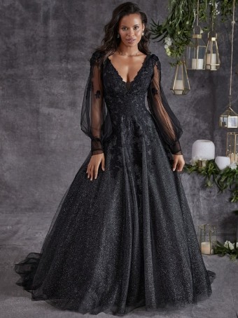 Maggie Sottero ALEXANDRIA 23RS061A01 IN #0 default All Black thumbnail