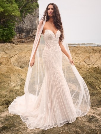 Maggie Sottero IRAVATI 24SB145 IN #0 default Ivory over Nude (gown with Natural Illusion) thumbnail