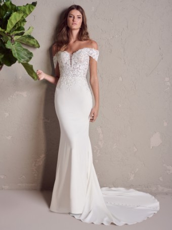 Maggie Sottero NORMA 24RS237 IN #0 default Ivory (gown with Natural Illusion) thumbnail