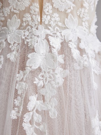 Maggie Sottero WINONA #5 default Ivory over Blush (gown with Natural Illusion) thumbnail