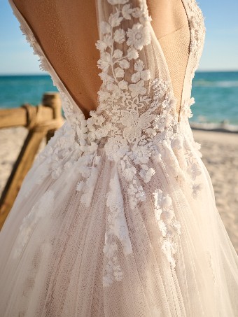 Maggie Sottero WINONA #1 Ivory over Blush (gown with Natural Illusion) thumbnail