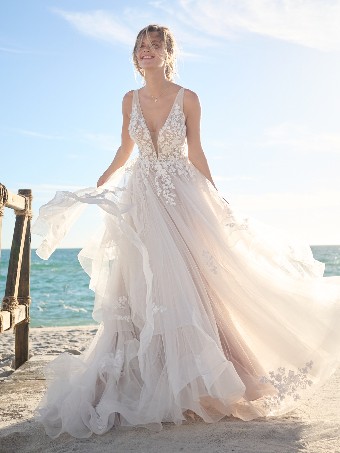 Maggie Sottero WINONA #0 default Ivory over Blush (gown with Natural Illusion) thumbnail